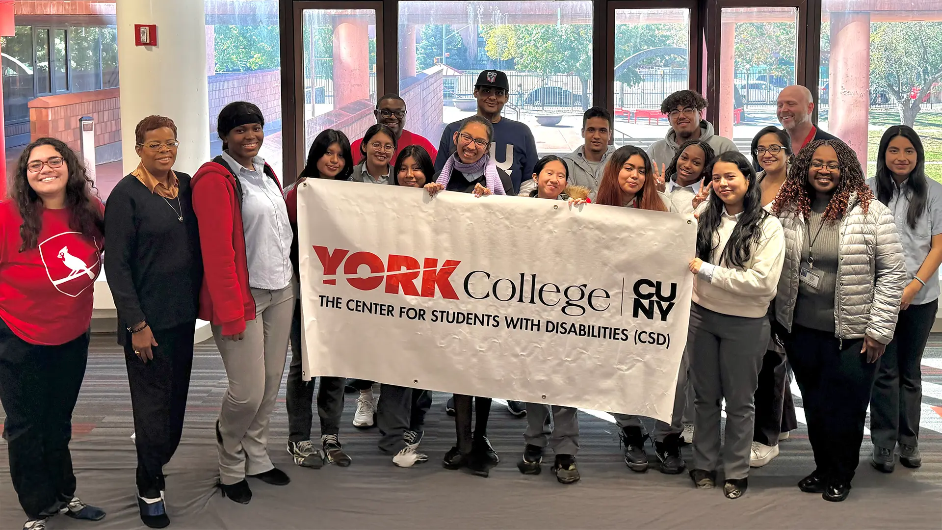 group of CSD students