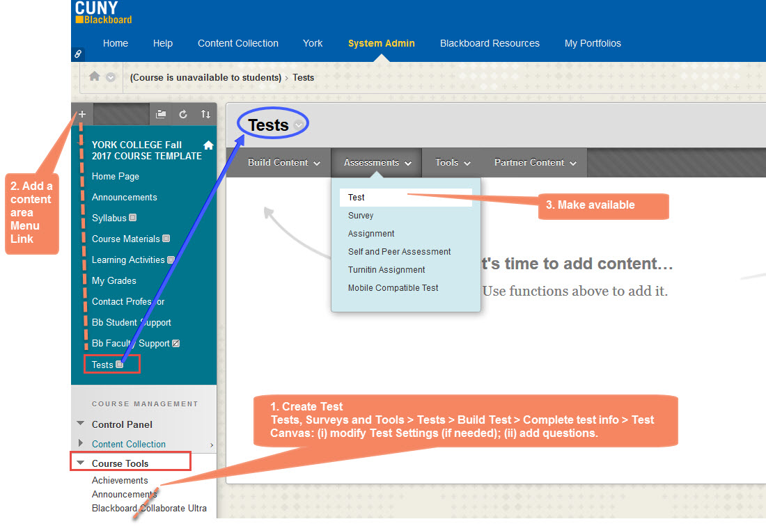 Add menu links, change menu link order.