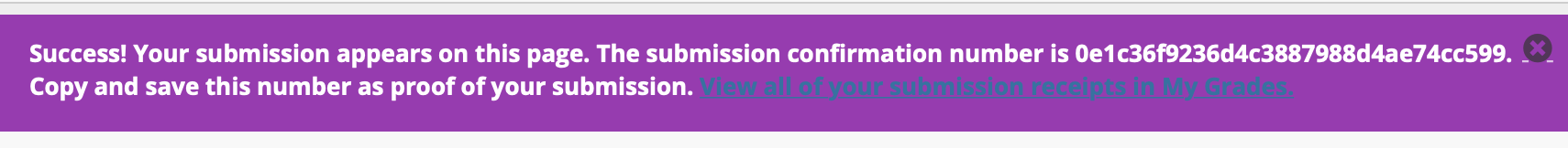 Bb assignment submission receipt