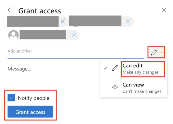 Grant edit access to the file for group members.