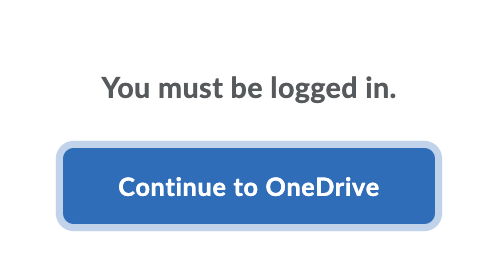 Pop-up box asking for login.