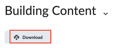 Content module download button