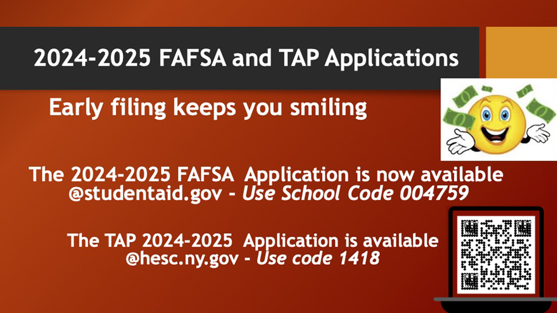 20242025 FAFSA and TAP Applications