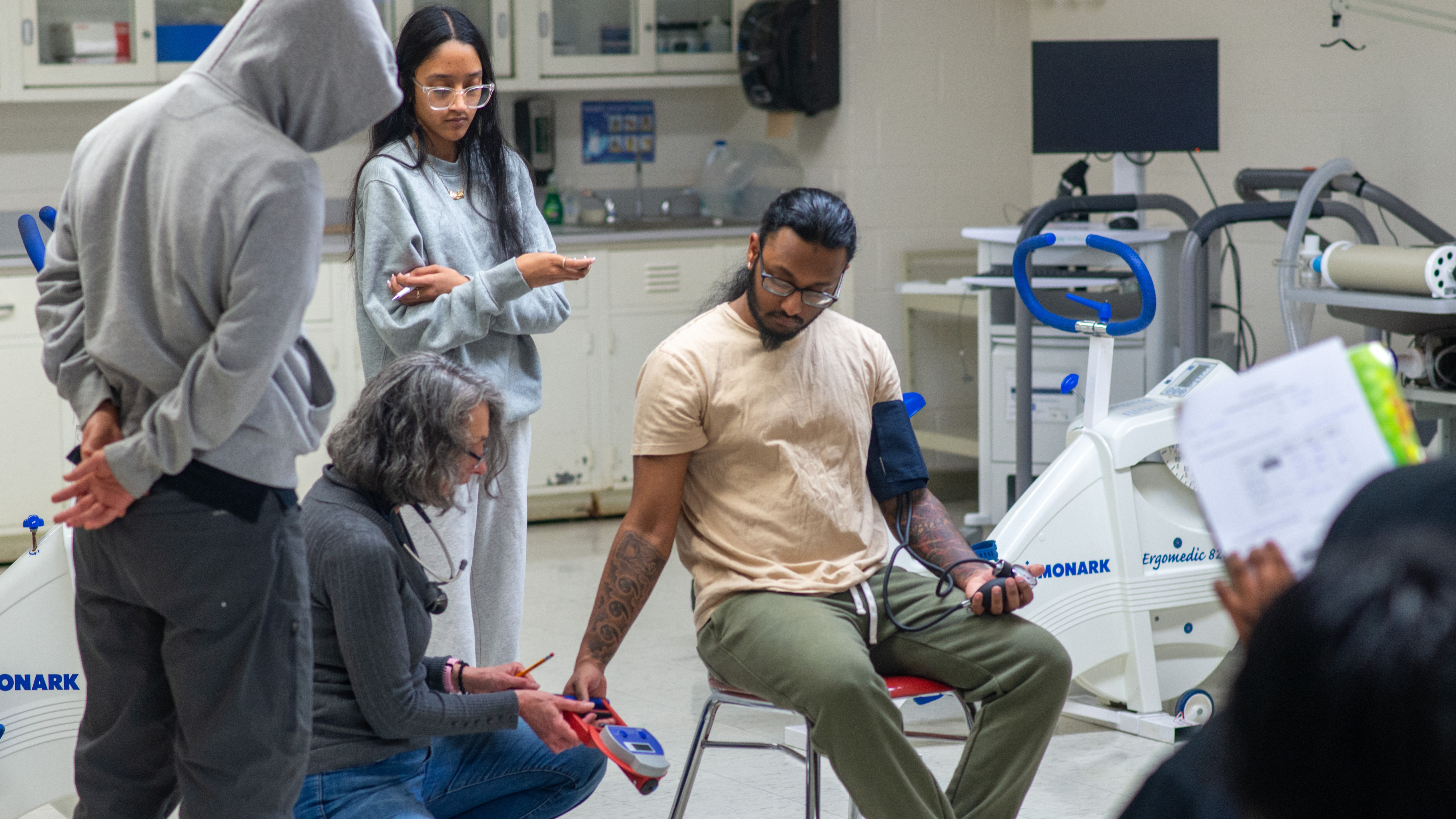 Students in Movement Science Lab