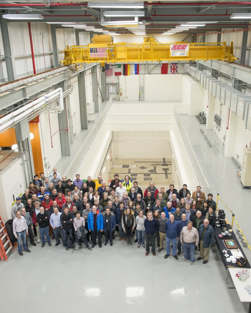 This picture shows our newly constructed experimental hall, only half of which is visible. The Mu2e Collaboration expects to begin taking data in 2023.