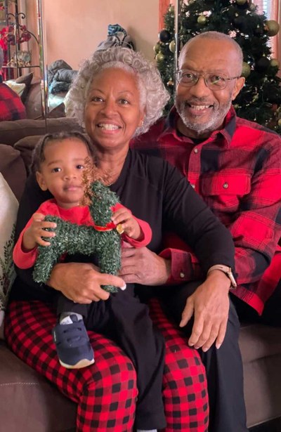 Wayne Hall, Derrah Ruff and Grandson