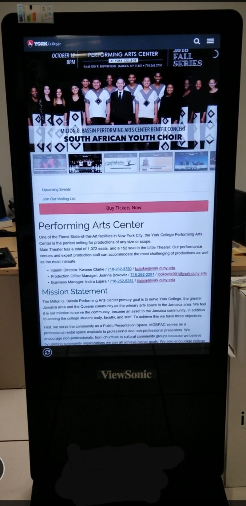 Image of Entrance Kiosks currently being worked on for deployment over the summer