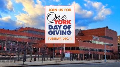 Join us for One York Day of Giving, Tuesday, Dec. 1