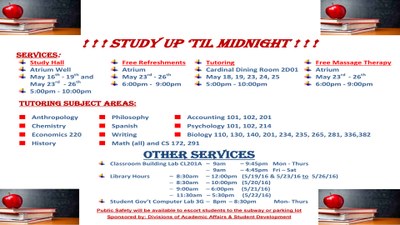 Study Up Til Midnight