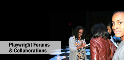 Lynn Nottage signs student programs.