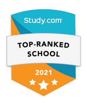 Study.com Top-Ranked School 2021
