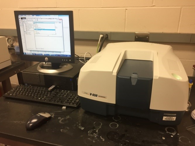 Jasco V-650 UV-Vis Spectrophotometer