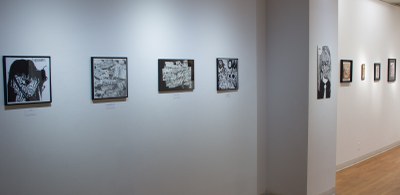 Gallery Installation view #4: looking SE, multiple works