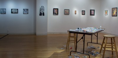 Gallery Installation view #5: looking E, multiple works