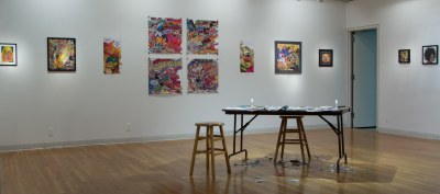 Gallery Installation view #7: looking SW, multiple works