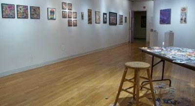 Gallery Installation view #9: looking NW, multiple works