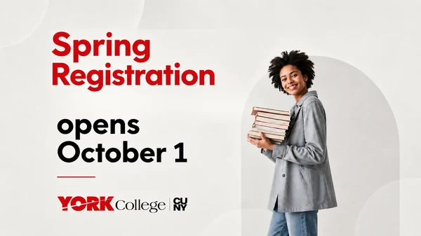 Spring Registration opens on October 1st.