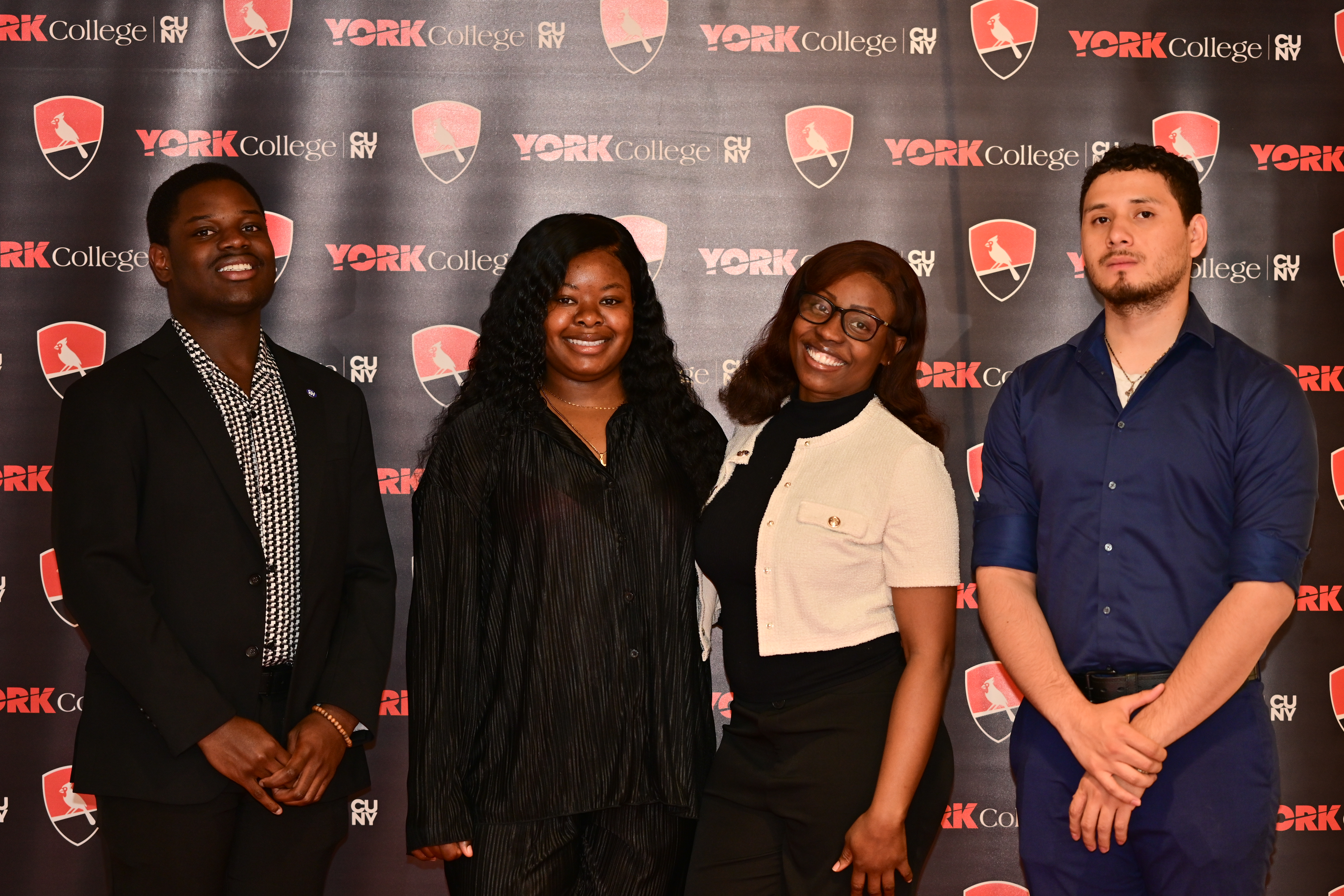 SGA Leaders l. to r.: Akkeem, Aurelie, Faith, and Hector